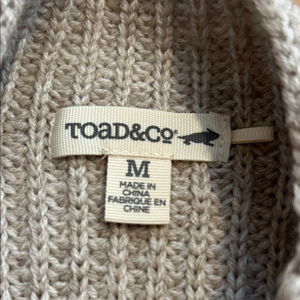 Toad&Co Beige Ribbed Knit Top - Picture 2 of 3